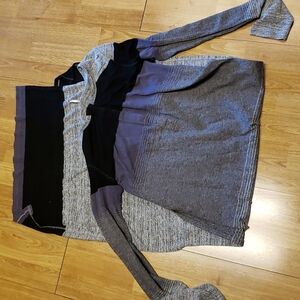 Free People duster length split side dress sz L